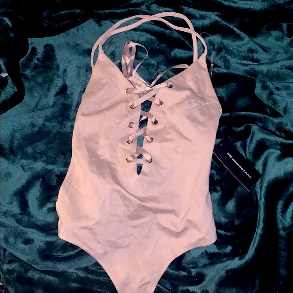 Lace up bodysuit